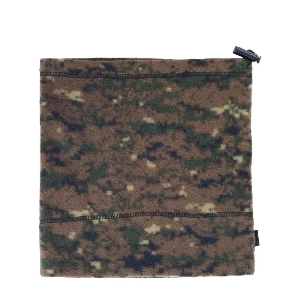 Camo Neck Gaiter Face Mask Windproof Adjustable Bandana Scarf For Cold Weather